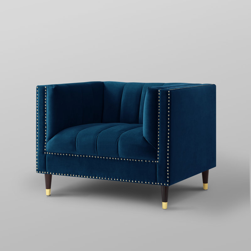 Fauteuil club Milton, Bleu marine