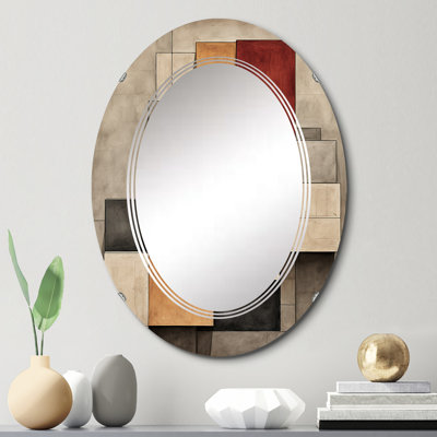 Apsford - Miroir mural moderne ovale