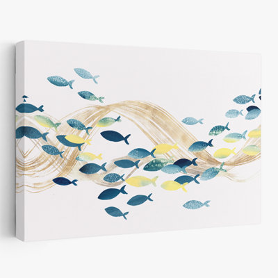 Poisson et marine sous l'eau, art marin