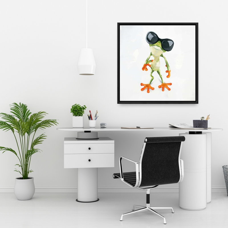 " Funny frog with sunglasses " Print