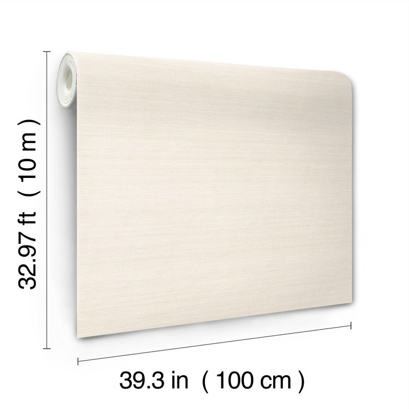 Rouleau de papier peint L 32,97 pi x l 39,3 po Milano, Lin