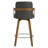 26" Upholstered Swivel Counter & Bar Stool with Armrest-302295353-332863166