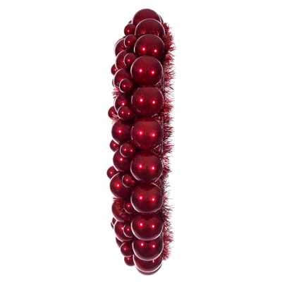 Vickerman 30" Green Ball Ornament Spray.