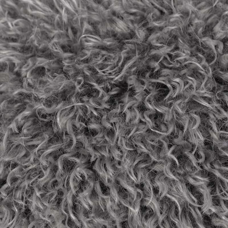 Rowan Square Cushion, Polyester, Gray