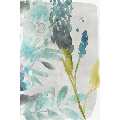 Flower Layers I by Nancy Slocum - Wrapped Canvas Painting
