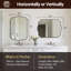 Miroir de salle de bain Anayalee Cadre en acier inoxydable-1576116079-1551253389