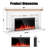 Hanniel Simple Surround Electric Fireplace-1086875622