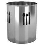 Stainless Steel Round Utensil Crock
