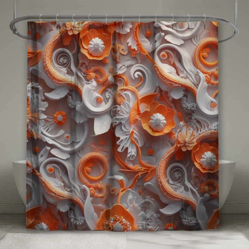 Rideaux de douche Ornate, 70in W x 72in H