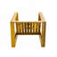 Ensemble de salon d'extérieur en bois d'acacia, fauteuil et repose-pieds-1548088189