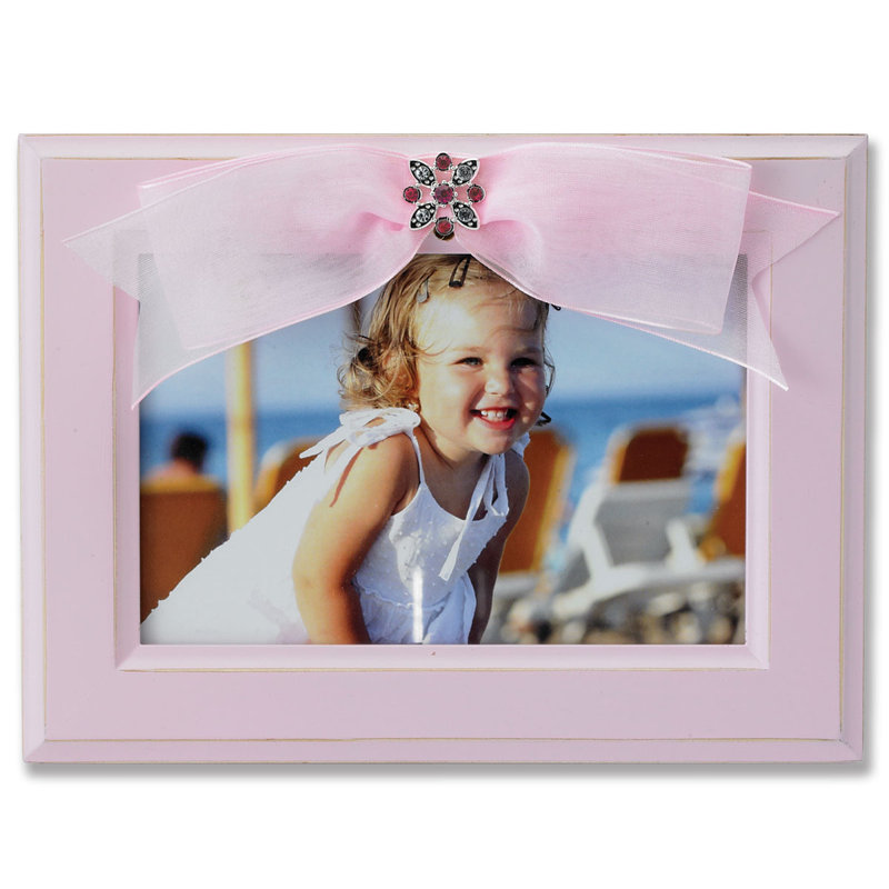 Cadre photo pour ruban baby, Rose
