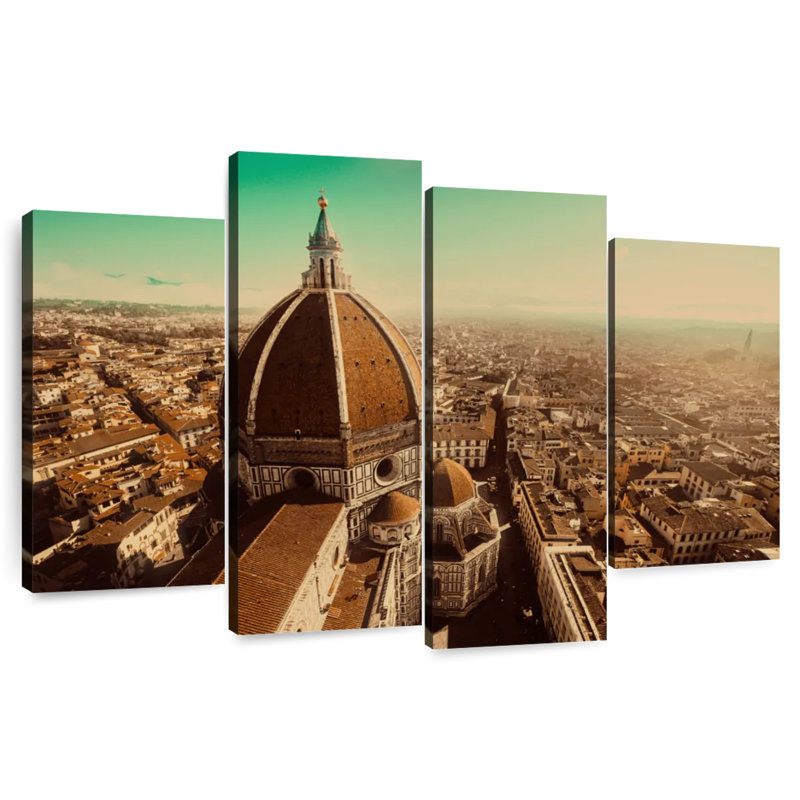 Sepia Florence Cathedral, H 22 po x l 36 po