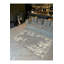 Tapis décoratif moderne abstrait gris lavable à la machine-119127548