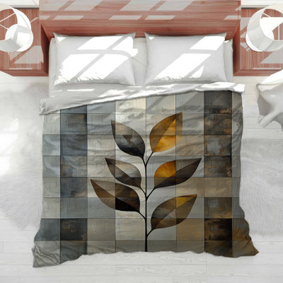 Marquetry Bedding Abstract Comforter Scandinavian