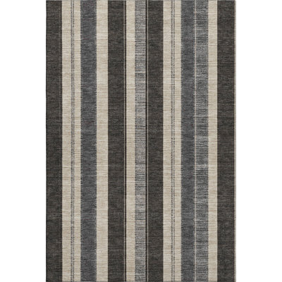 Premium Machine Washable Mayfield AMF1954 Stripes Rug