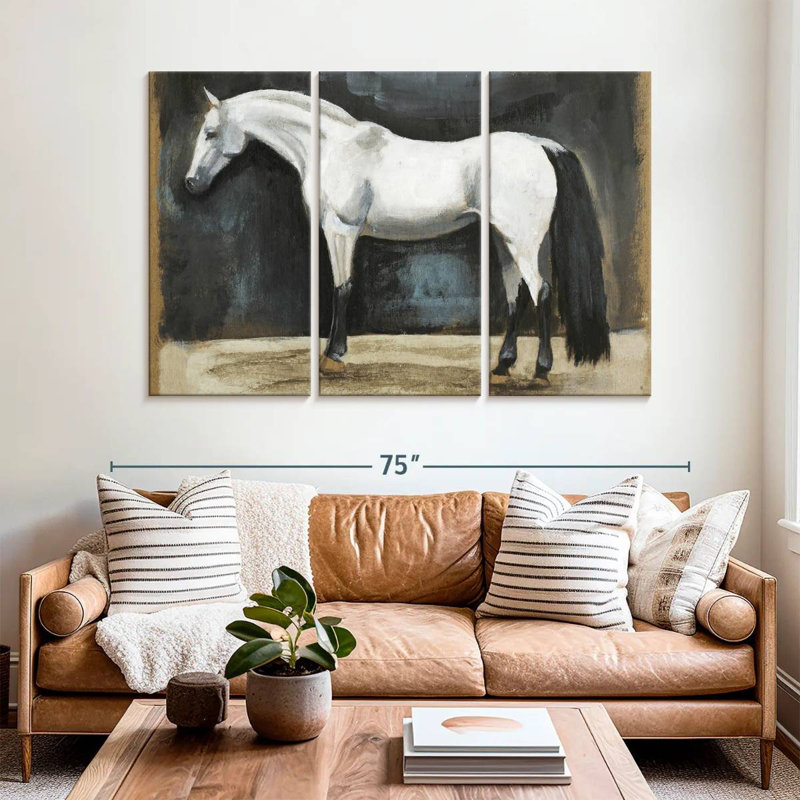 Brampt Equestrian Studies II, 42" H x 65" W