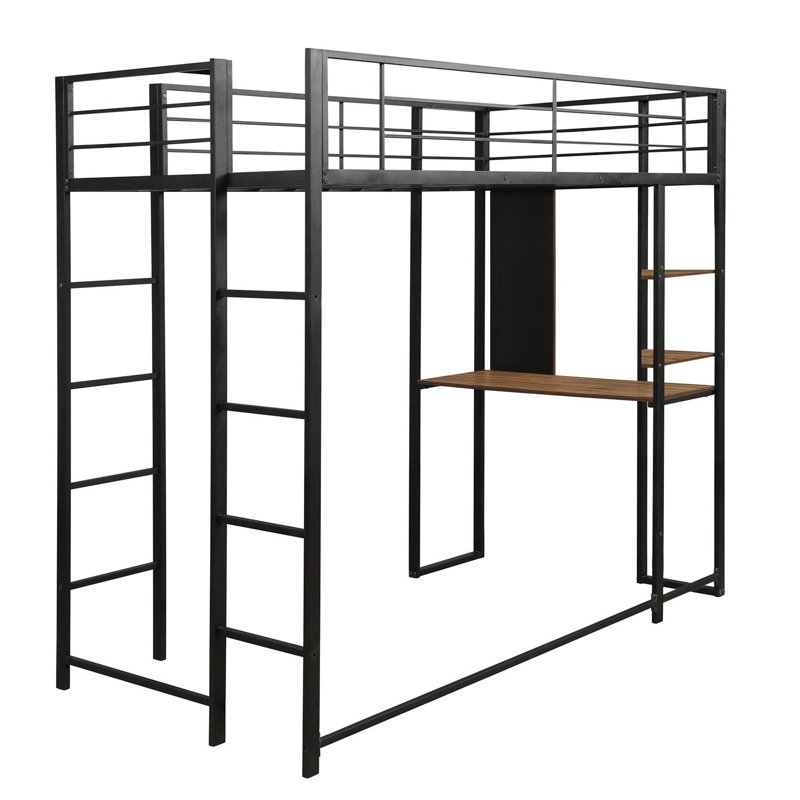 Abington Kids Loft Bed, Twin, Black