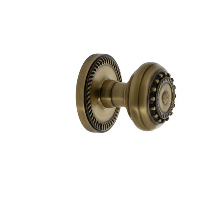 Grandeur Newport Rosette Double Dummy with Parthenon Door Knob