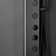 4-Jet Rainfall Shower Panel System With LED Light Spa Jets Rainfall Waterfall Shower Head Finish In Black