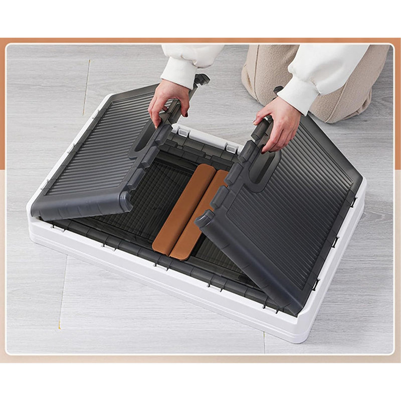 Armoire de rangement pliante en plastique 8,45 gallons (paquet de 4)