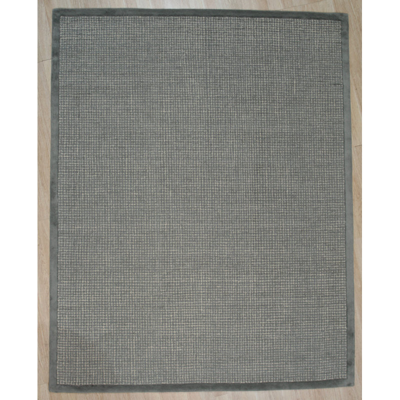 Timothy Green Hand Tufted Wool Rug, Rectangle 5' x 8'