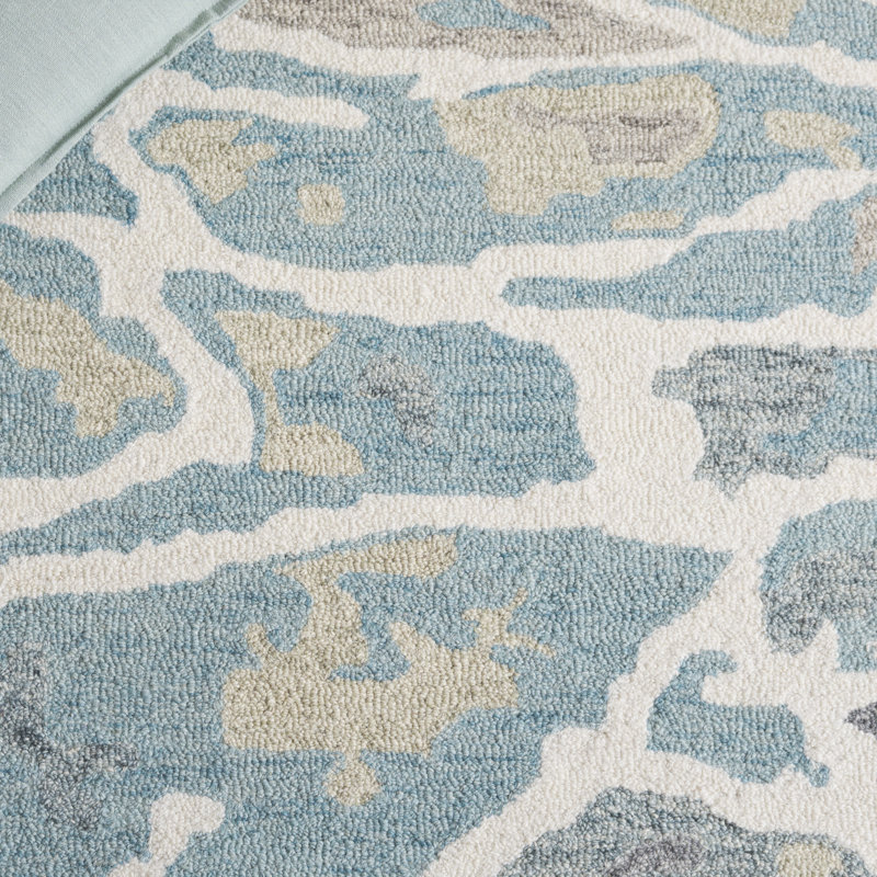 Tapis en coton / ivoire Waldeck, Rectangle 5 pi x 8 pi