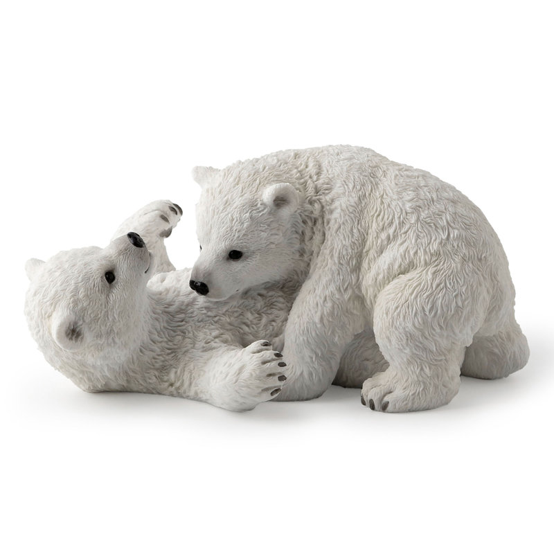 Figurine 6,3 en résine blanche