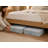 48L Foldable Under Bed Storage (2-Pack), Linen Organizers with Flip Lid