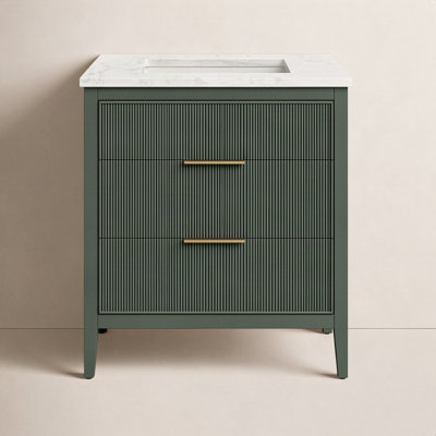 Bilroy 30" Oak Single Bathroom Vanity