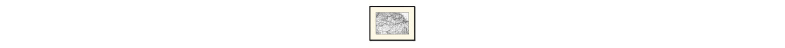 " Amazon River Basin Old B&W Map "