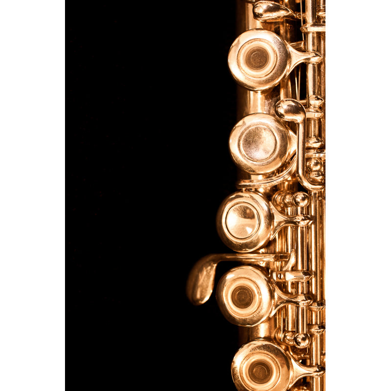 Detail Of Gold Flute by Furtseff - Wrapped Canvas Print, 46cm H x 30cm W