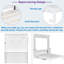 Lit escamotable avec bureau, lumières à DEL et station de charge USB-1140588878