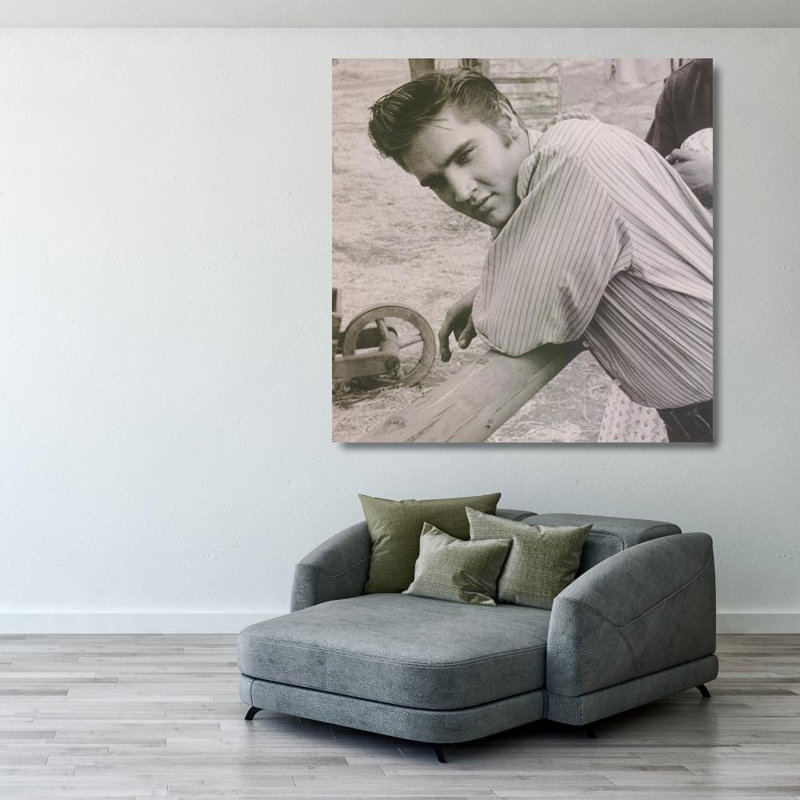 Elvis, 1956 MCG-E391, H 28 po x l 28 po