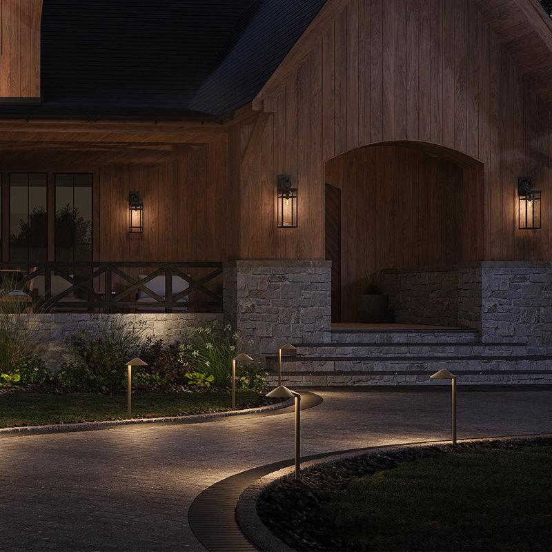 Amelia Aluminum LED Wall Light, 25" H x 7.5" W x 9.25" D