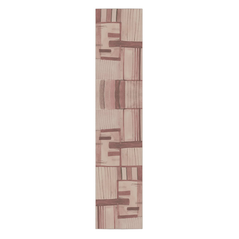 Abstract Indoor Rug, Runner 2'9" x 12'