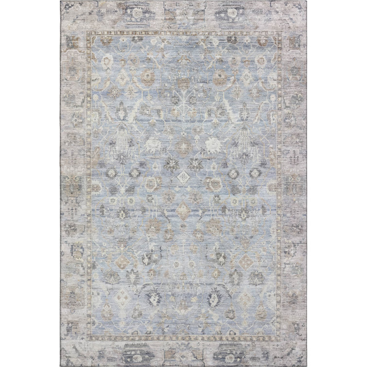 Premium Machine Washable Maag AMF1772 Global Rug