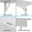 Foldable Solid Wood Floating Desk
