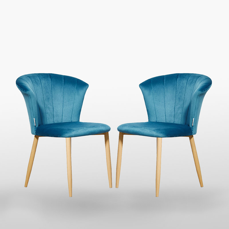 Siyana Upholstered Dining Chair, Blue