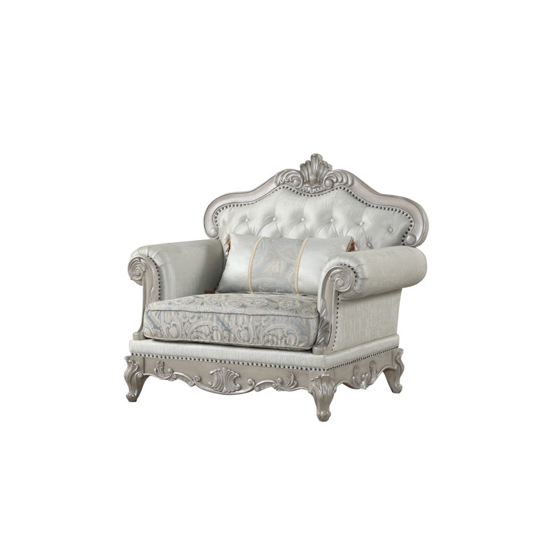 Chaise en velours 48 po Kirsteni