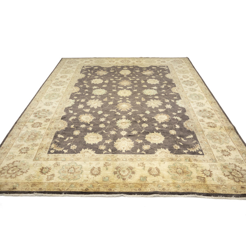Performance Hand Knotted Wool Floral Rug
