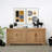Capri 101'' Solid Wood Sideboard