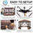 12x12ft Pop up starry sky top Gazebo Screen House Tent-102383228