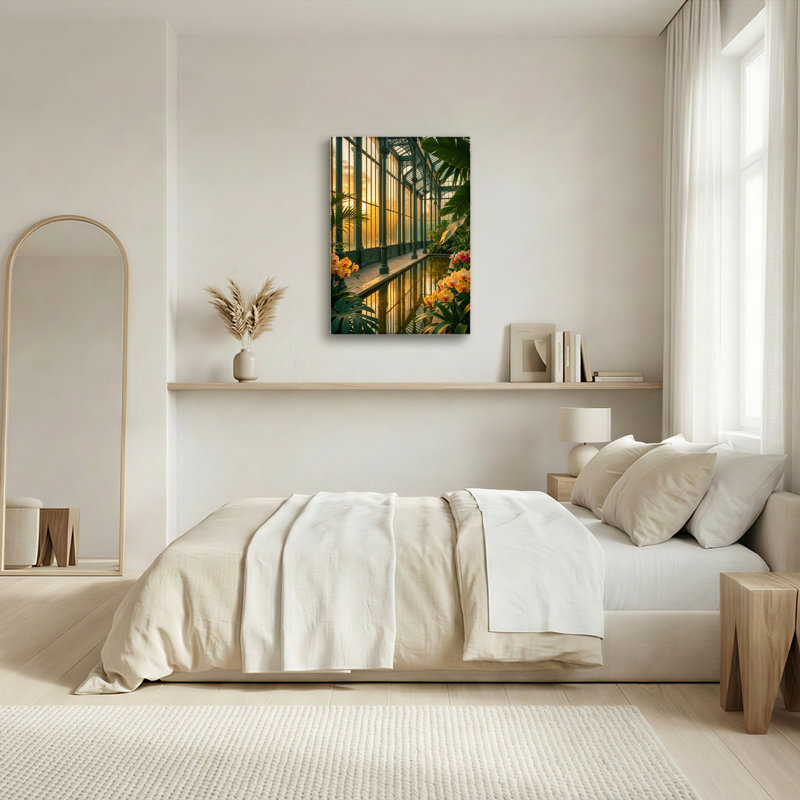 «Greenhouse Garden», reproduction d'art sur toile, ensemble de 1, Toile tendue, H 24 po x l 16 po