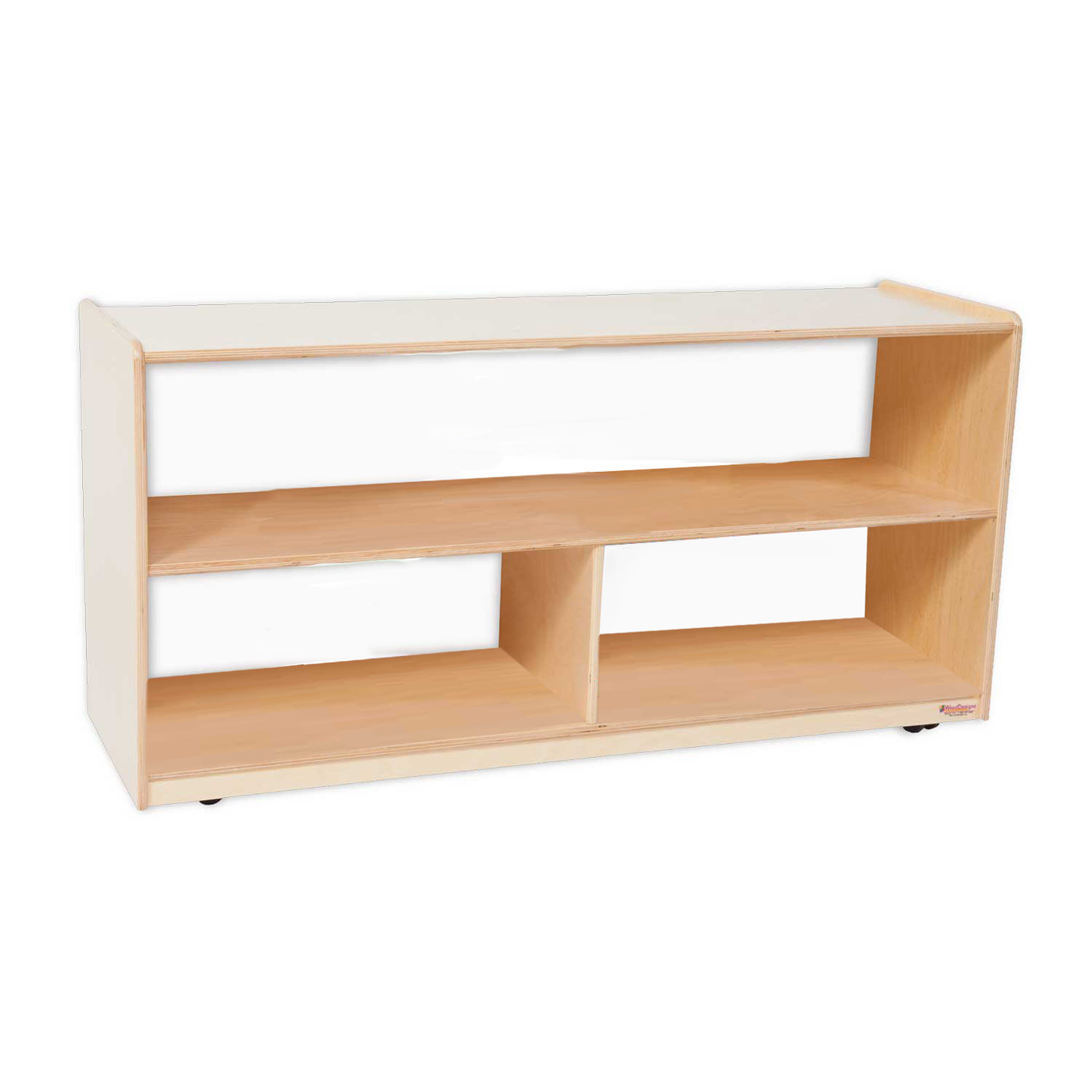 Environments® Mobile 30H 2-Shelf Storage Shelving Storage