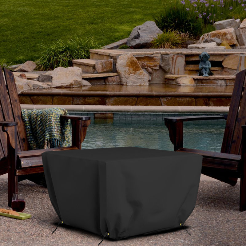 Outdoor Fire Pit Cover, 55.9cm H x 106.7cm W x 106.7cm D