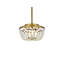 Luminaire bol suspendu unique à 3 lumières avec accents de cristal-1552886174-1552886176