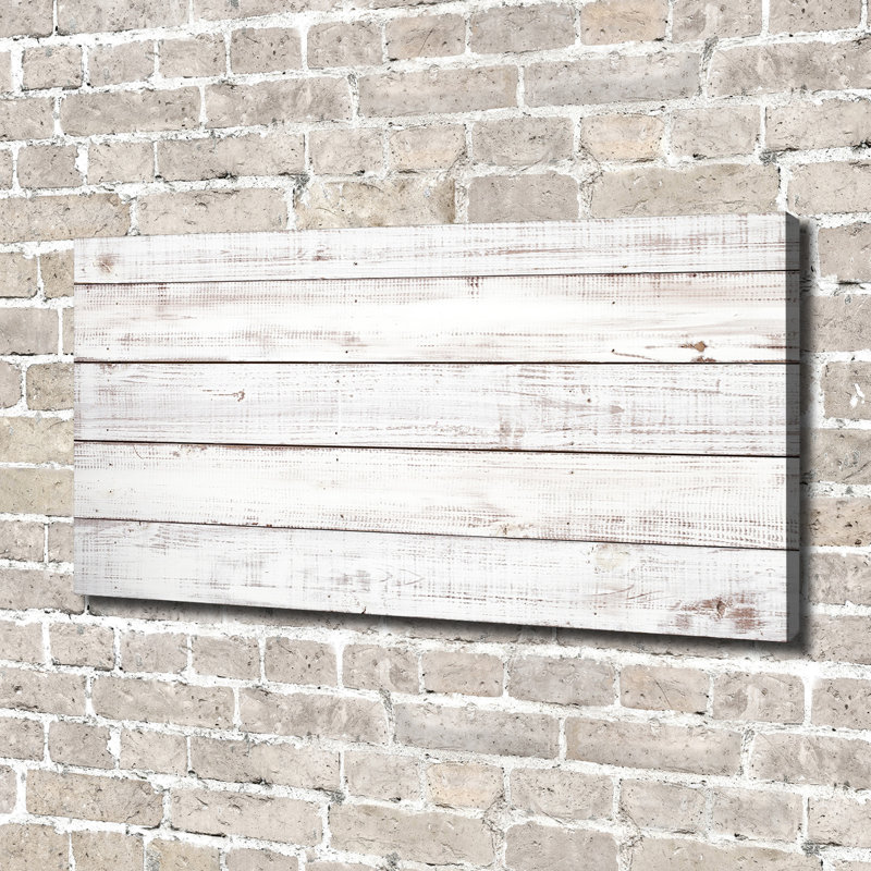 Wooden Wall - Wrapped Canvas Print