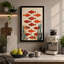 Fish in Water Botanical - Wrapped Canvas-1496812448-1496812445