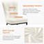 Chaise parsons rembourrée en velours Guitierrez-286095188