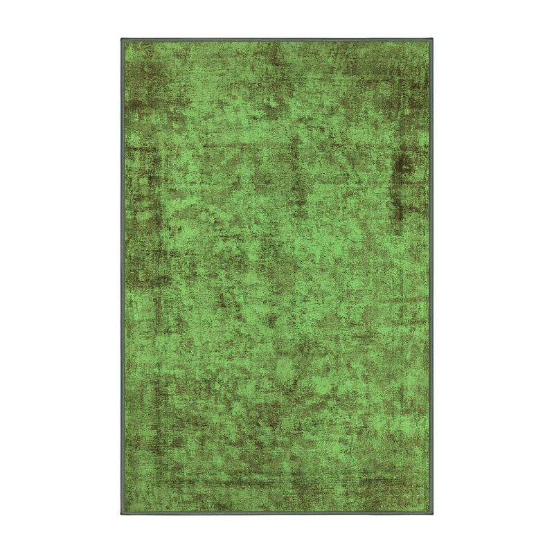 Emara Washable Abstract Indoor Rug, Rectangle 4' x 6'